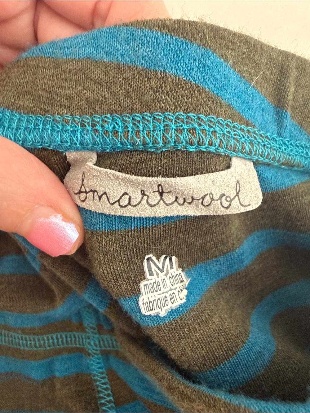 SMARTWOOL Classic Thermal Base Layer Merino Wool Bottoms Heather Black/Blue Med - Picture 10 of 10